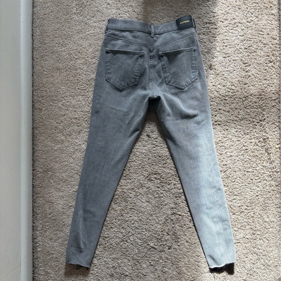 Express stretchy Jeans size 2R. Gray - Picture 8 of 8